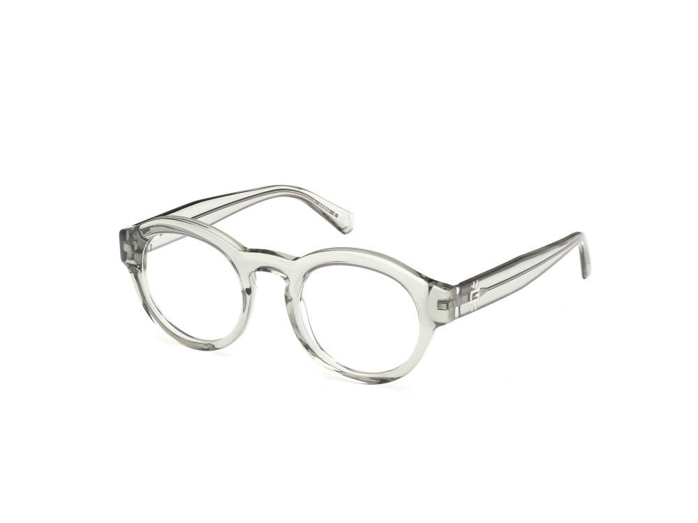 Eyeglasses Guess GU50237 (020) color grigio lucido shape round 
