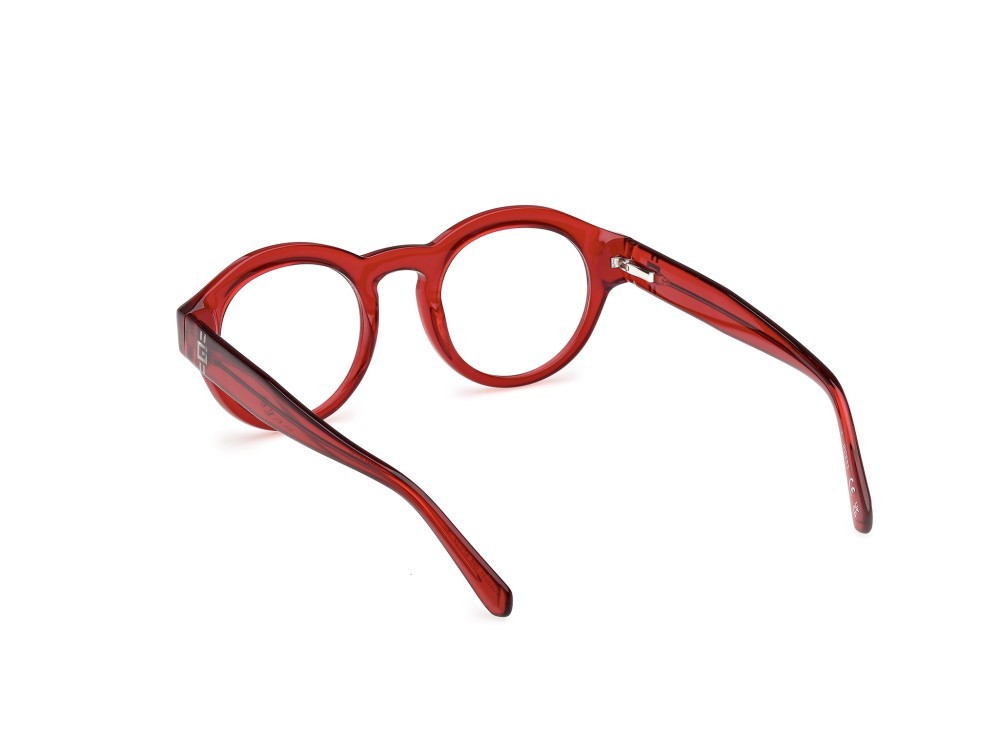 Brillen Guess GU50237 (066) farbe rosso scuro lucido  form rund 