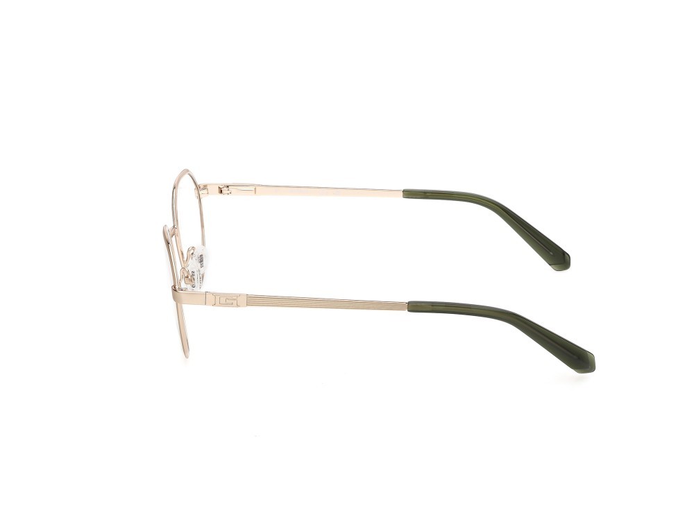 Eyeglasses Guess GU50239 (033) color oro pallido satinato lucido shape round 