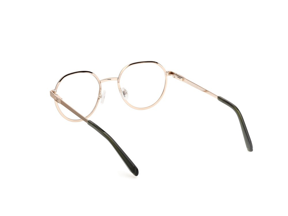 Eyeglasses Guess GU50239 (033) color oro pallido satinato lucido shape round 