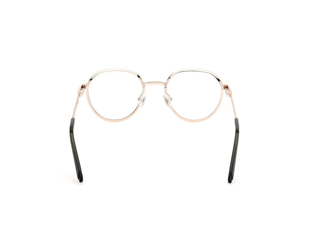 Eyeglasses Guess GU50239 (033) color oro pallido satinato lucido shape round 