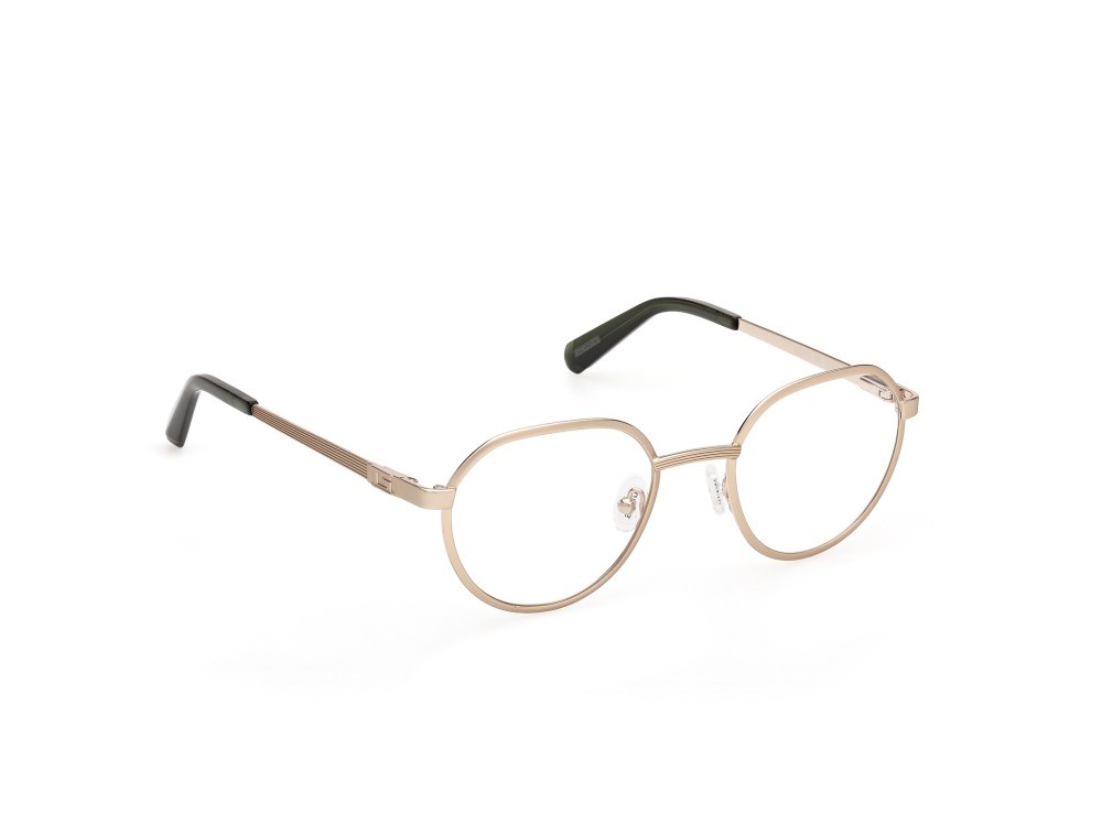 Eyeglasses Guess GU50239 (033) color oro pallido satinato lucido shape round 