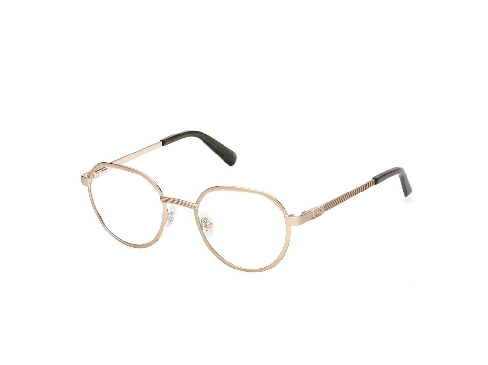 Eyeglasses Guess GU50239 (033) color oro pallido satinato lucido shape round 