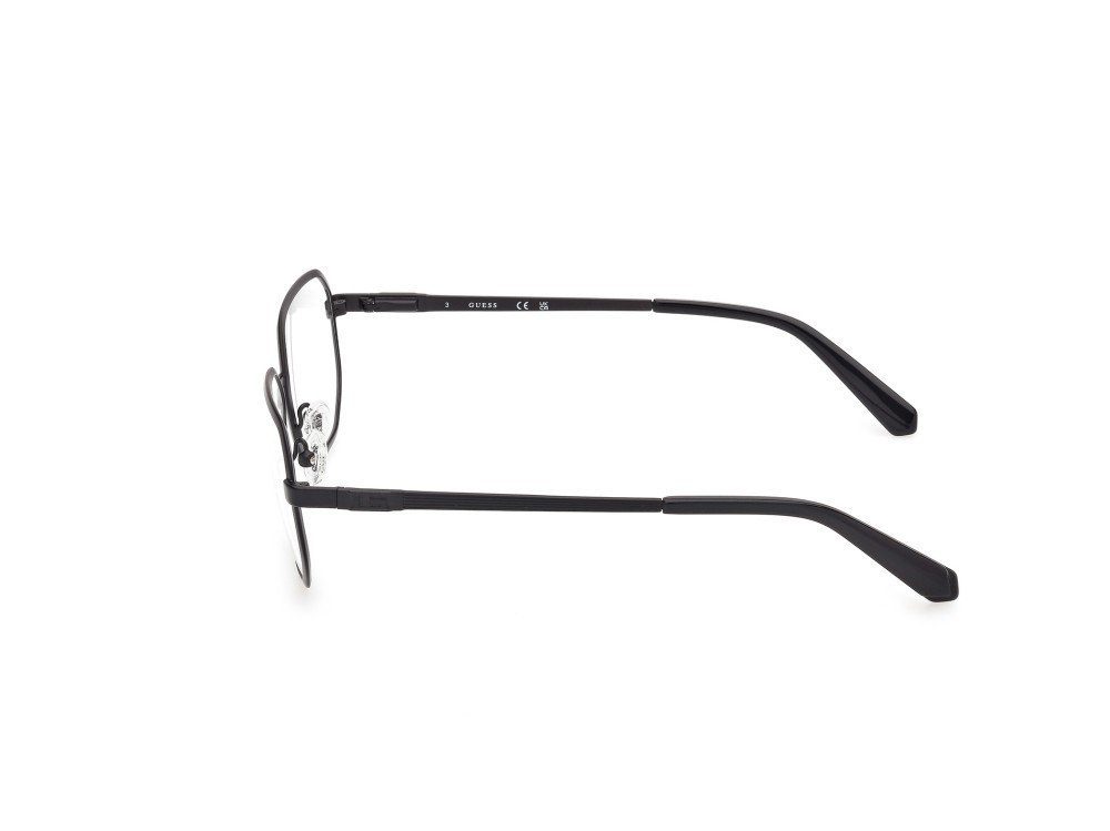 Eyeglasses Guess GU50240 (002) color nero opaco  shape geometric 