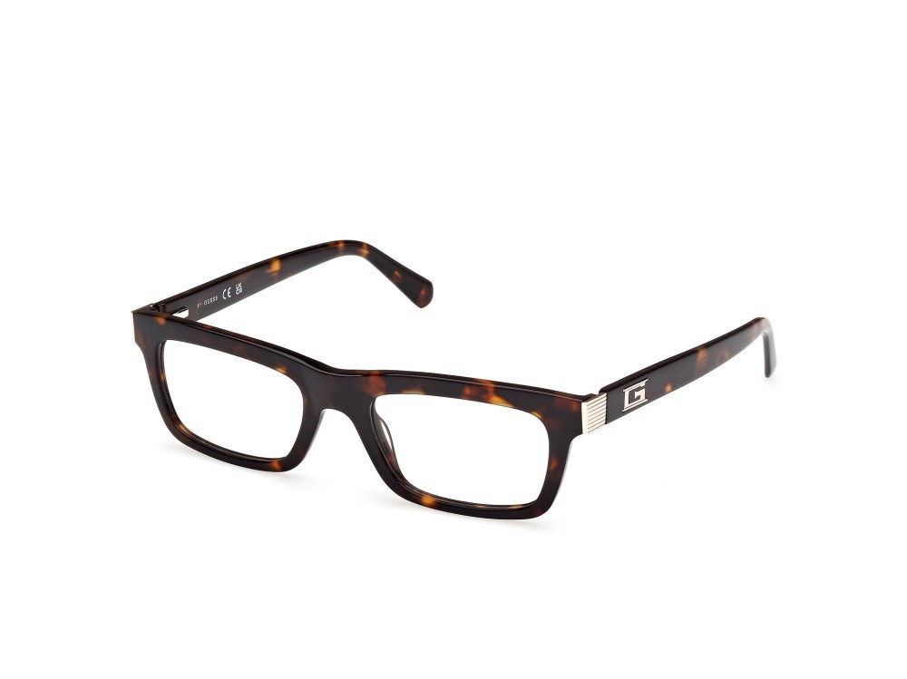 Occhiali da vista Guess GU50242 (052) colore avana scura forma rettangolare 