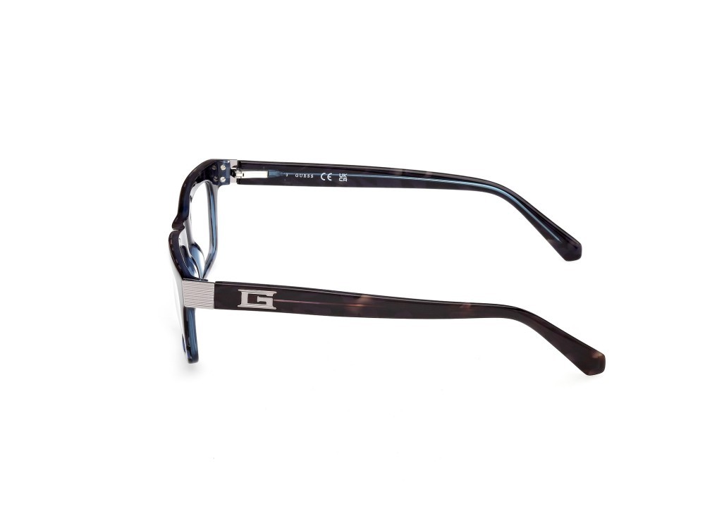 Occhiali da vista Guess GU50242 (092) colore blu - avana forma rettangolare 