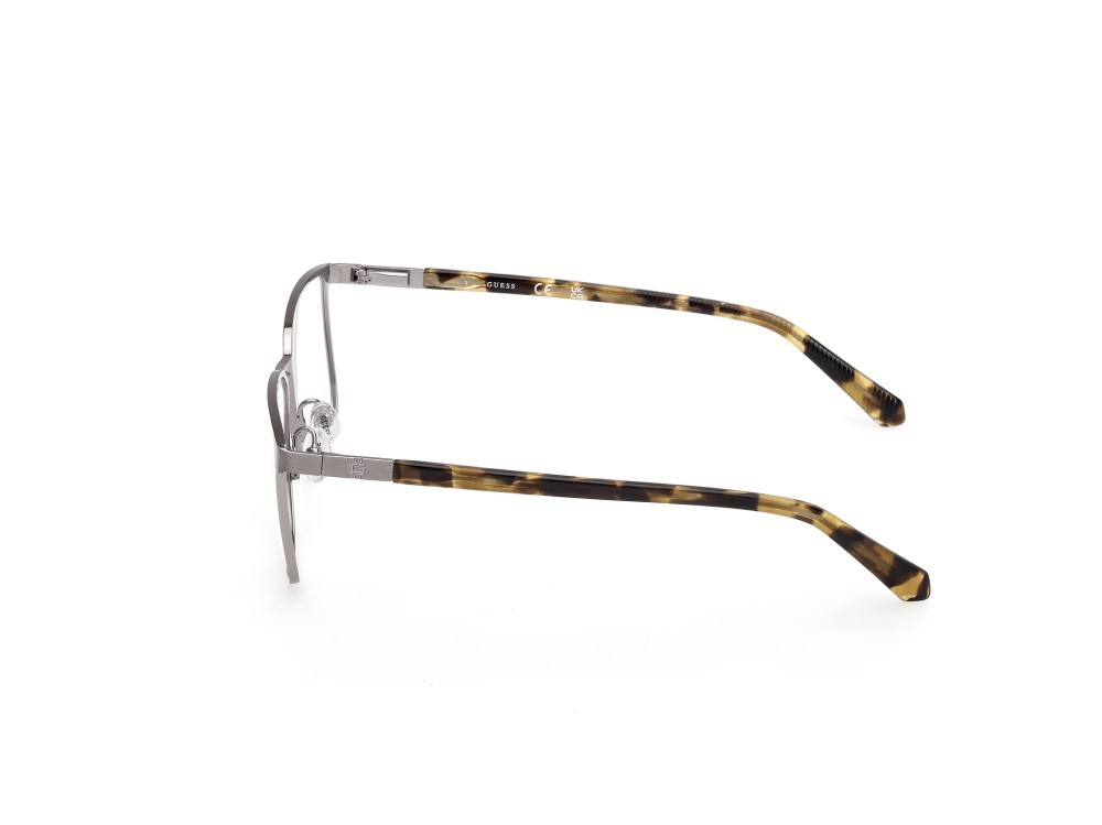 Eyeglasses Guess GU50243 (009) color  antracite satinato - antracite lucido shape square 