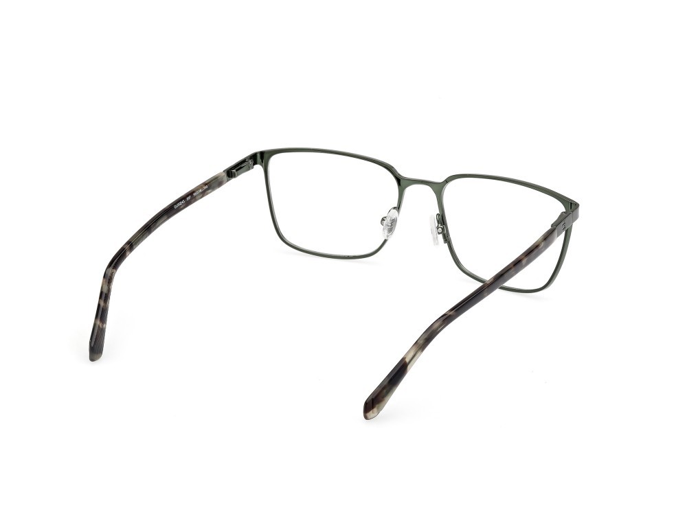 Eyeglasses Guess GU50243 (097) color verde scuro opaco  shape square 