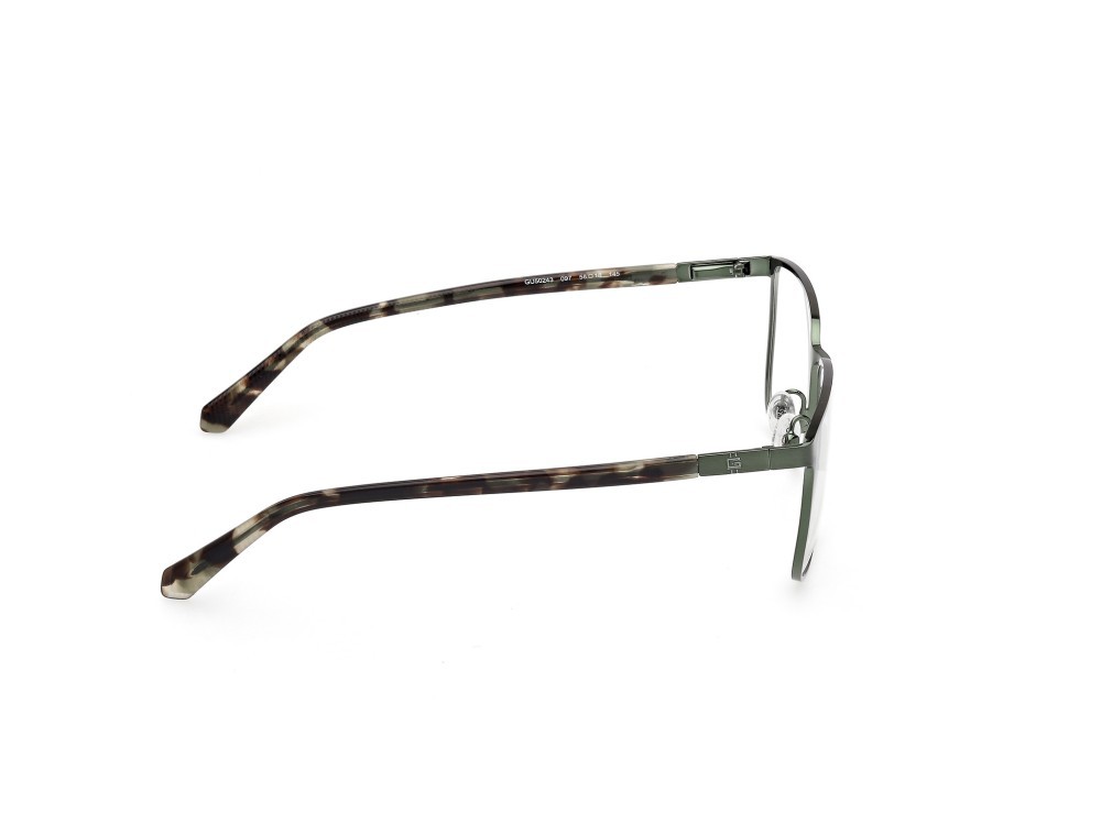 Eyeglasses Guess GU50243 (097) color verde scuro opaco  shape square 