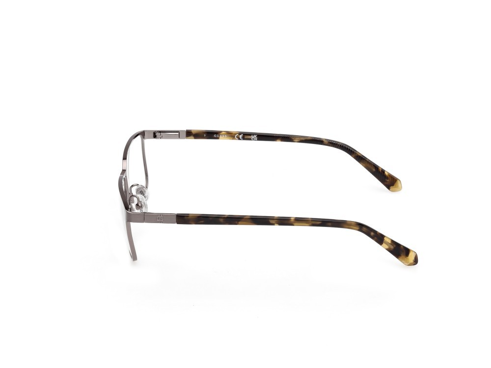 Eyeglasses Guess GU50244 (009) color antracite satinato - antracite lucido shape rectangle 