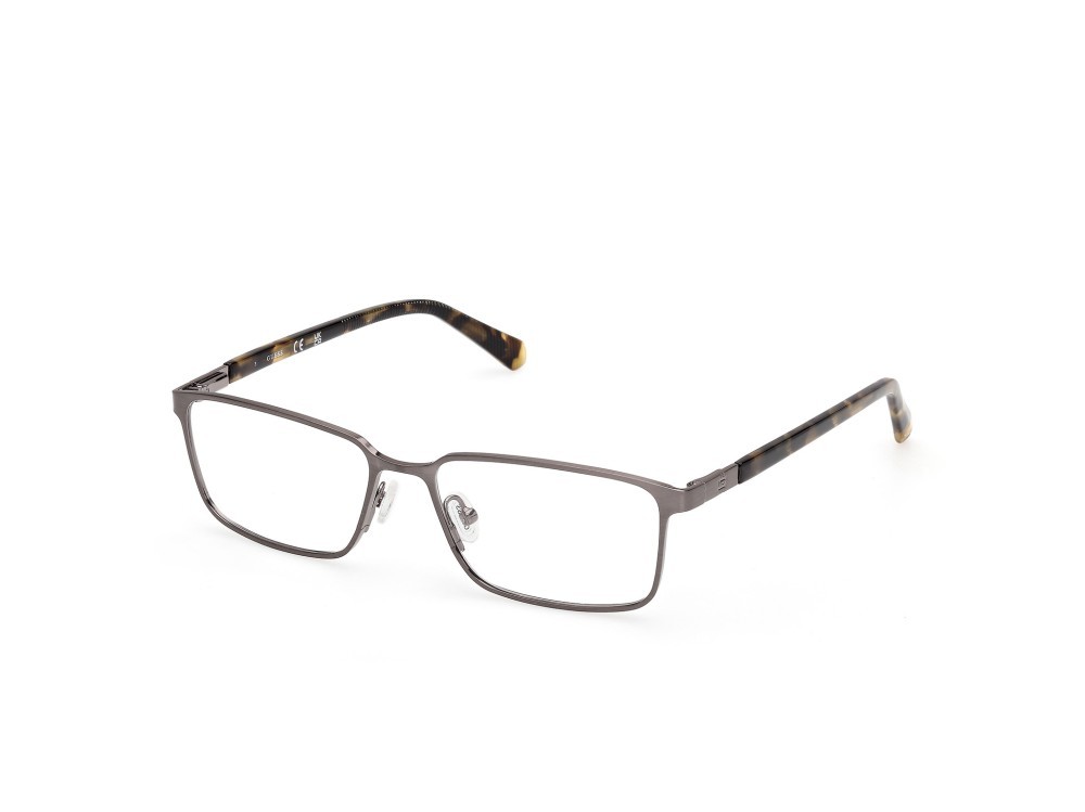 Eyeglasses Guess GU50244 (009) color antracite satinato - antracite lucido shape rectangle 