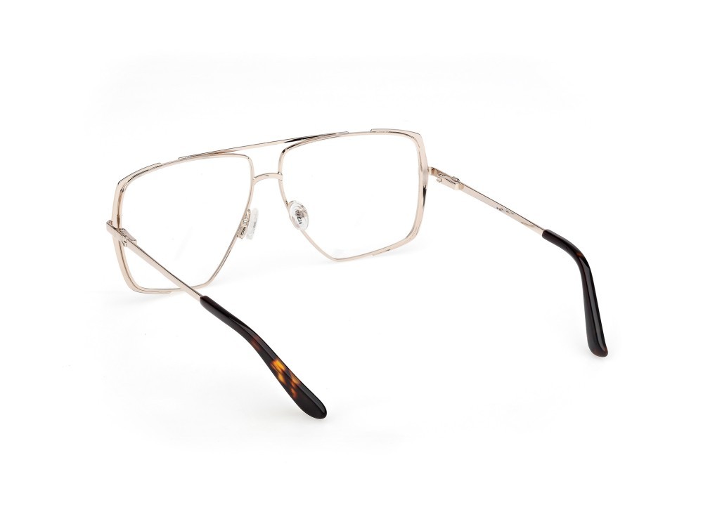 Occhiali da vista Guess GU50248 (033) colore oro pallido opaco - oro pallido lucido forma navigator 
