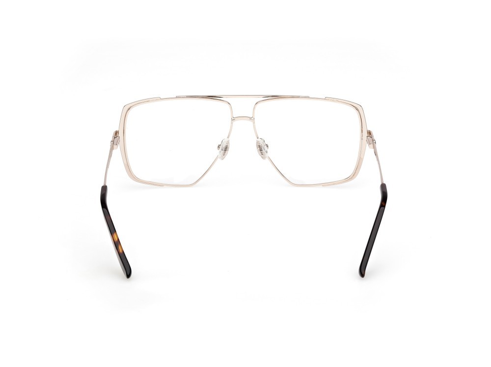 Occhiali da vista Guess GU50248 (033) colore oro pallido opaco - oro pallido lucido forma navigator 