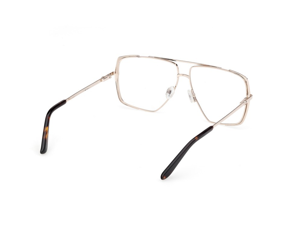 Occhiali da vista Guess GU50248 (033) colore oro pallido opaco - oro pallido lucido forma navigator 