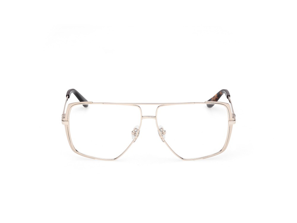 Occhiali da vista Guess GU50248 (033) colore oro pallido opaco - oro pallido lucido forma navigator 