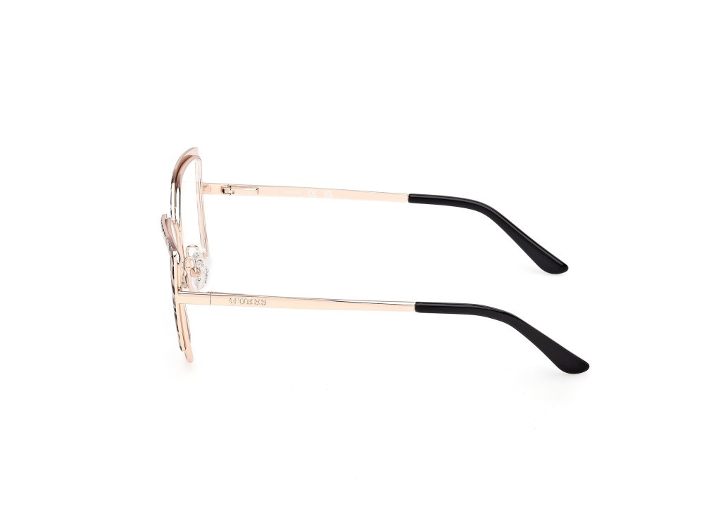 Occhiali da vista Guess GU50249 (028) colore oro rosé lucido forma quadrato 