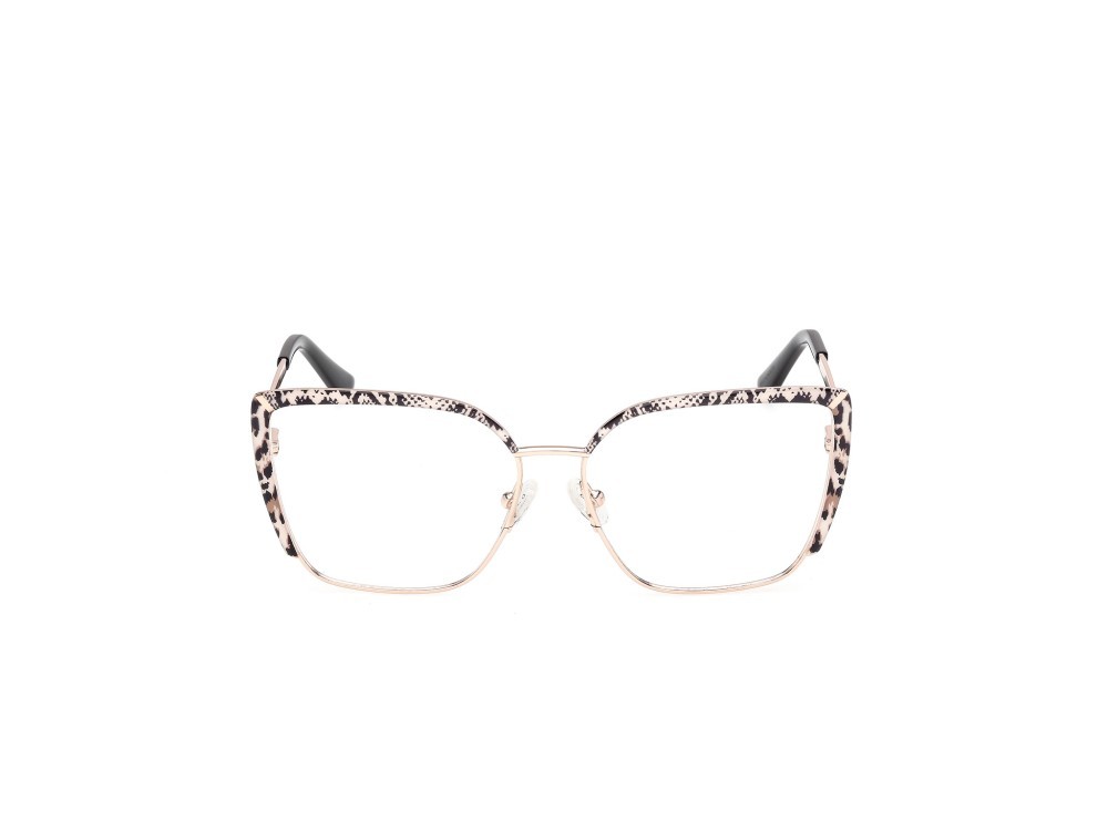 Occhiali da vista Guess GU50249 (028) colore oro rosé lucido forma quadrato 