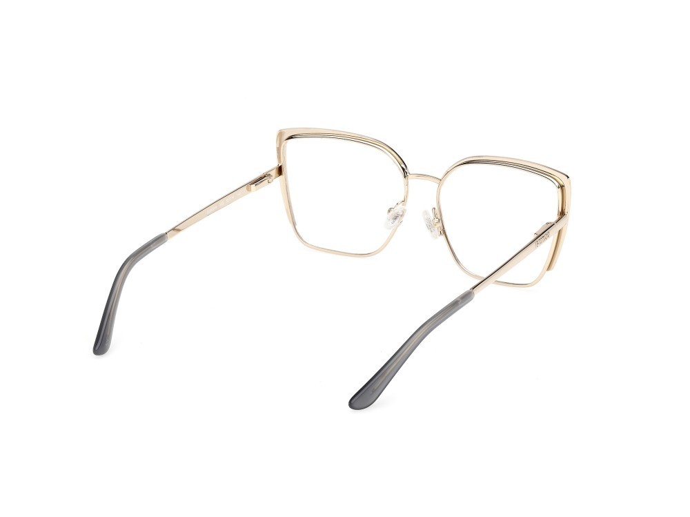 Occhiali da vista Guess GU50249 (033) colore oro pallido lucido forma quadrato 