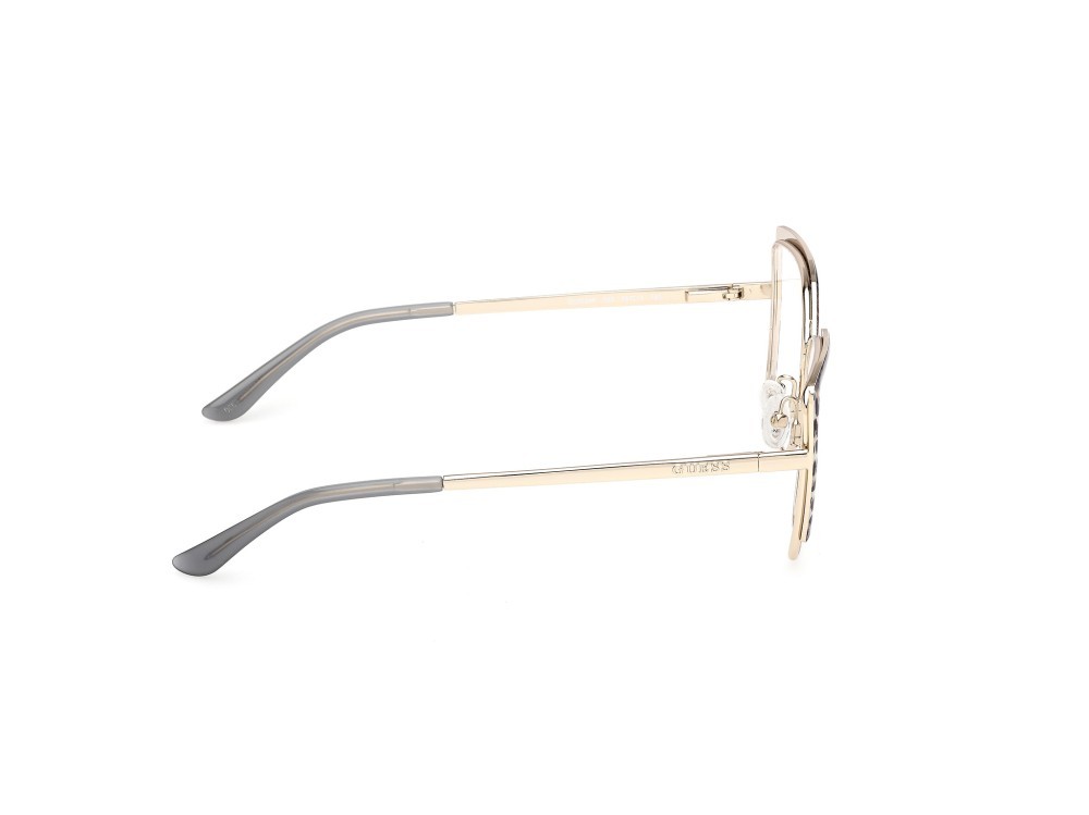 Occhiali da vista Guess GU50249 (033) colore oro pallido lucido forma quadrato 
