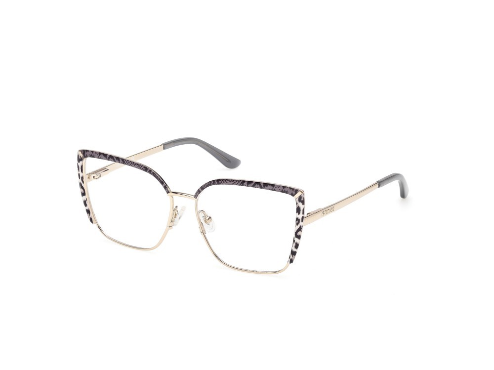 Occhiali da vista Guess GU50249 (033) colore oro pallido lucido forma quadrato 