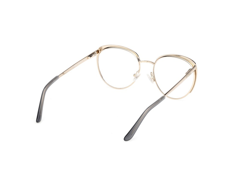 Occhiali da vista Guess GU50250 (033) colore oro pallido lucido forma rotondo 