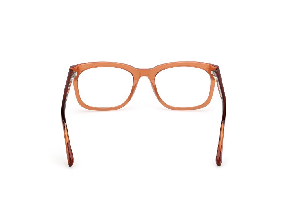 Eyeglasses Guess GU50251 (042) color arancio scuro lucido shape square 