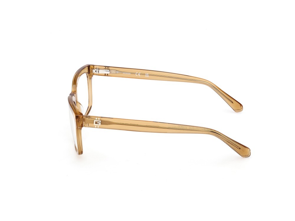 Occhiali da vista Guess GU50252 (039) colore giallo scuro lucido forma rettangolare 