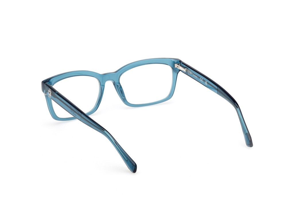 Occhiali da vista Guess GU50252 (087) colore turchese lucido forma rettangolare 