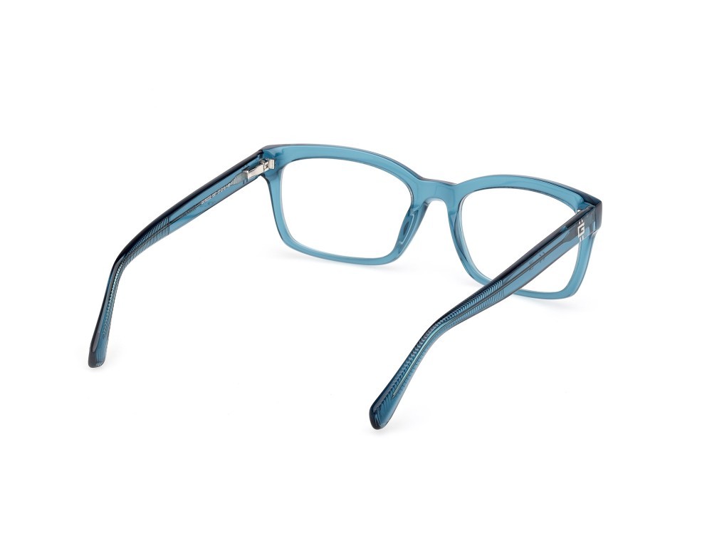 Occhiali da vista Guess GU50252 (087) colore turchese lucido forma rettangolare 