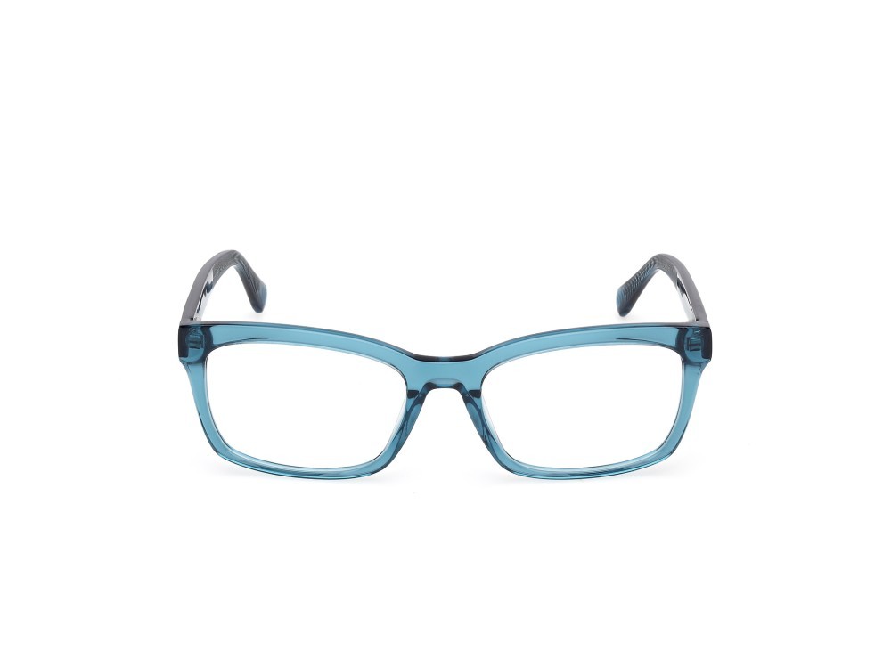 Occhiali da vista Guess GU50252 (087) colore turchese lucido forma rettangolare 