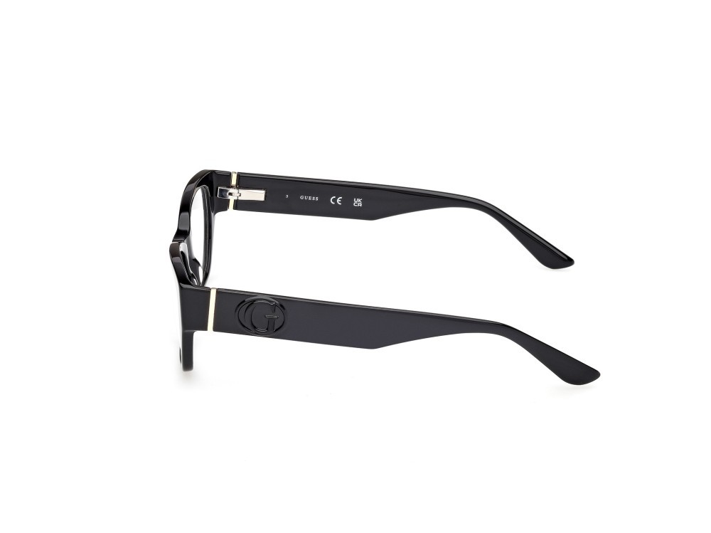 Eyeglasses Guess GU50304 (001) color nero lucido shape rectangle 