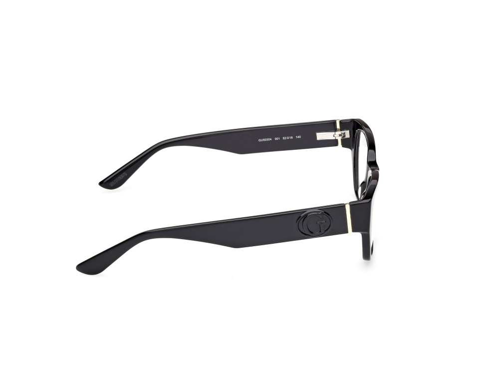 Eyeglasses Guess GU50304 (001) color nero lucido shape rectangle 