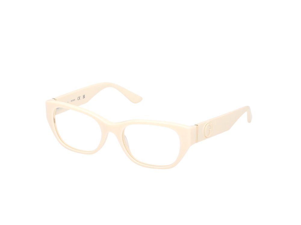 Eyeglasses Guess GU50304 (025) color avorio lucido shape rectangle 