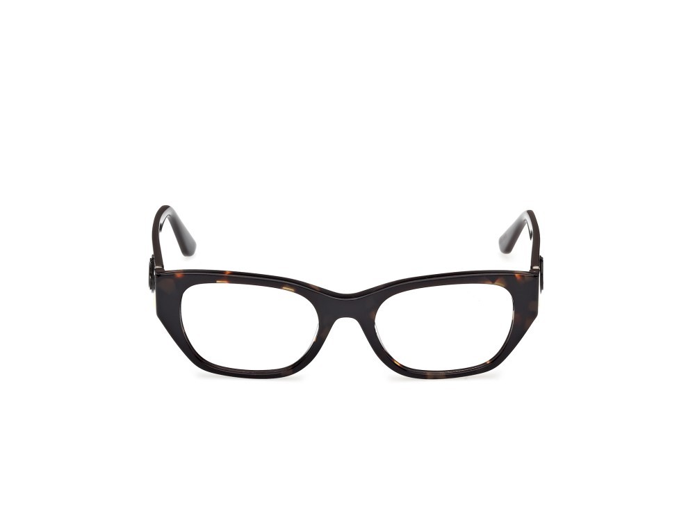 Eyeglasses Guess GU50304 (052) color avana scura / marrone scuro lucido shape rectangle 