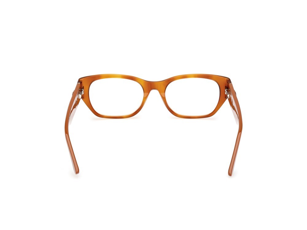 Eyeglasses Guess GU50304 (053) color avana bionda / arancio chiaro lucido shape rectangle 