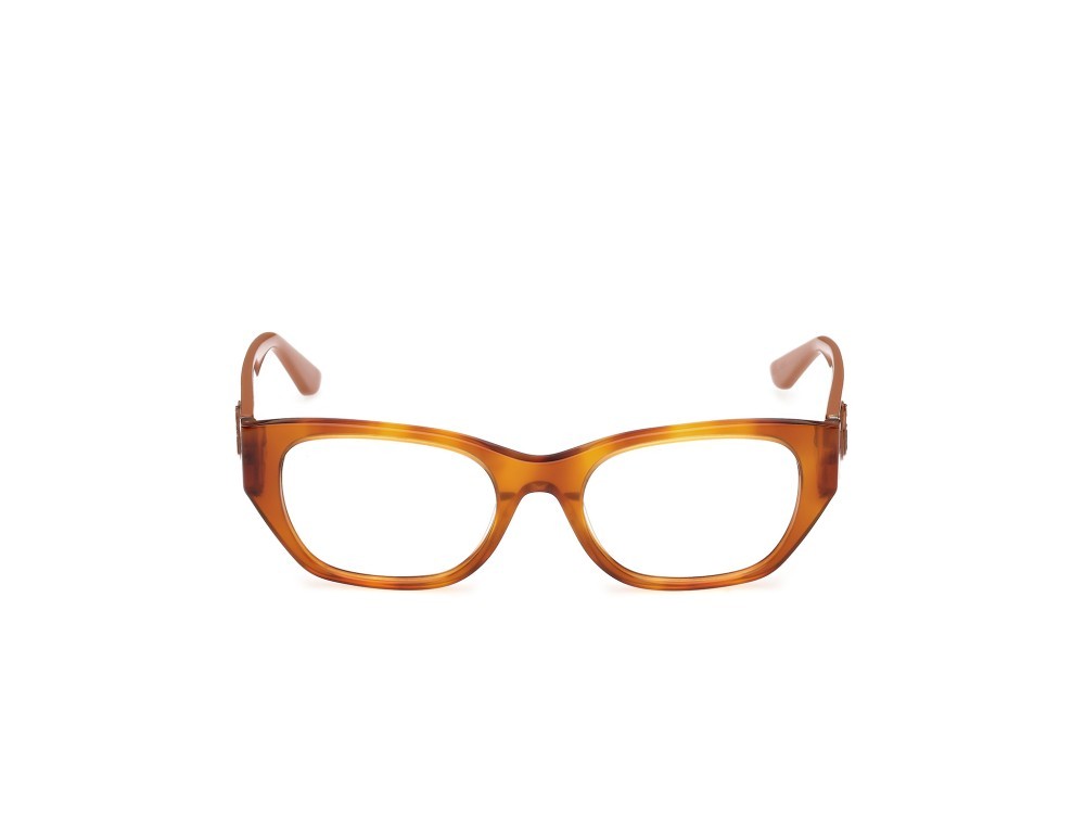 Eyeglasses Guess GU50304 (053) color avana bionda / arancio chiaro lucido shape rectangle 