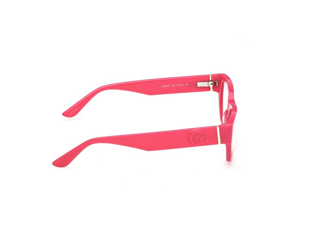 Eyeglasses Guess GU50304 (072) color rosa/monocolore shape rectangle 