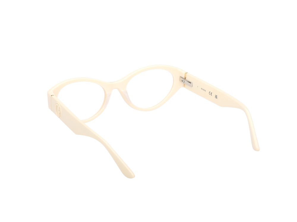 Eyeglasses Guess GU50305 (025) color avorio lucido  shape cat eye 