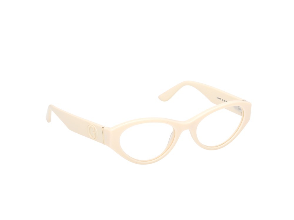 Eyeglasses Guess GU50305 (025) color avorio lucido  shape cat eye 