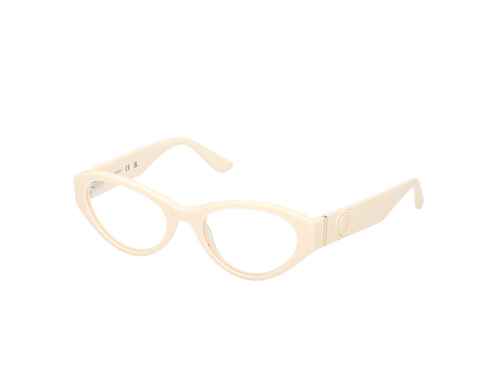 Eyeglasses Guess GU50305 (025) color avorio lucido  shape cat eye 