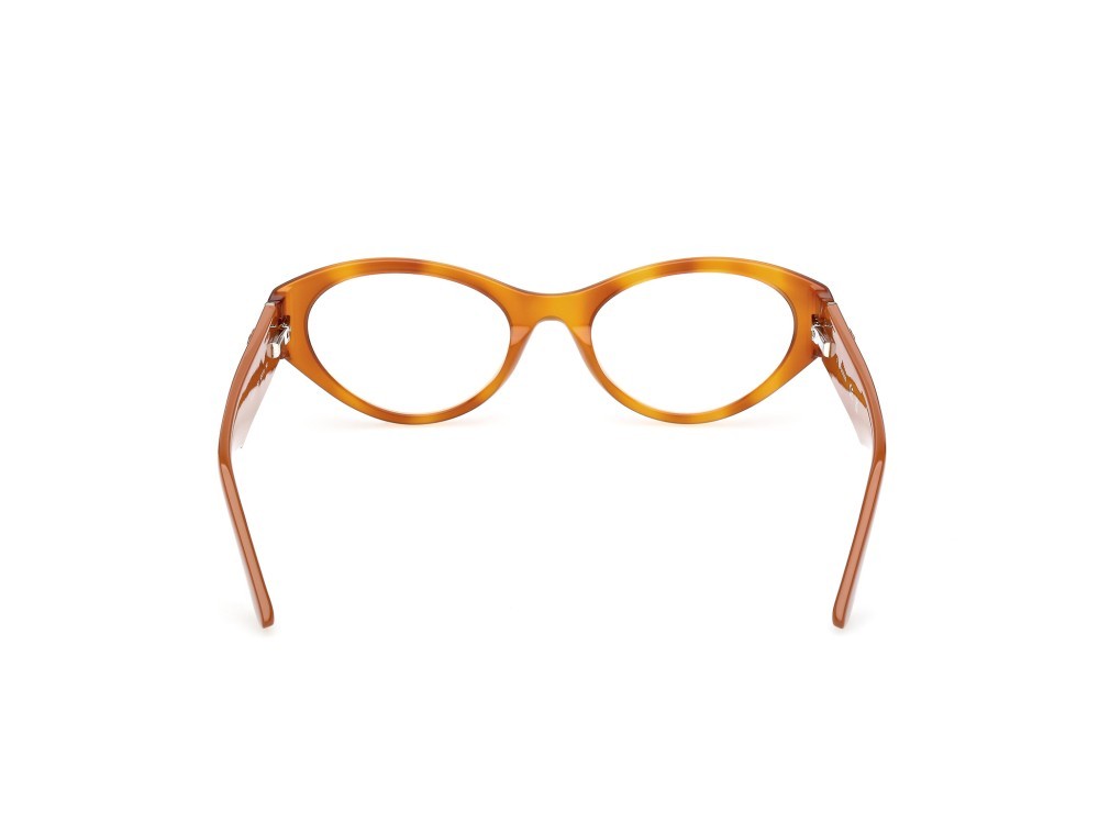 Eyeglasses Guess GU50305 (053) color avana bionda / arancio chiaro lucido shape cat eye 