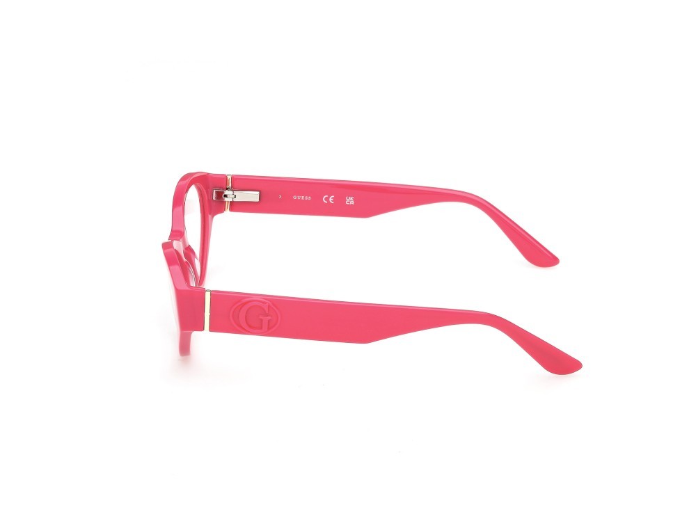 Eyeglasses Guess GU50305 (072) color rosa/monocolore shape cat eye 