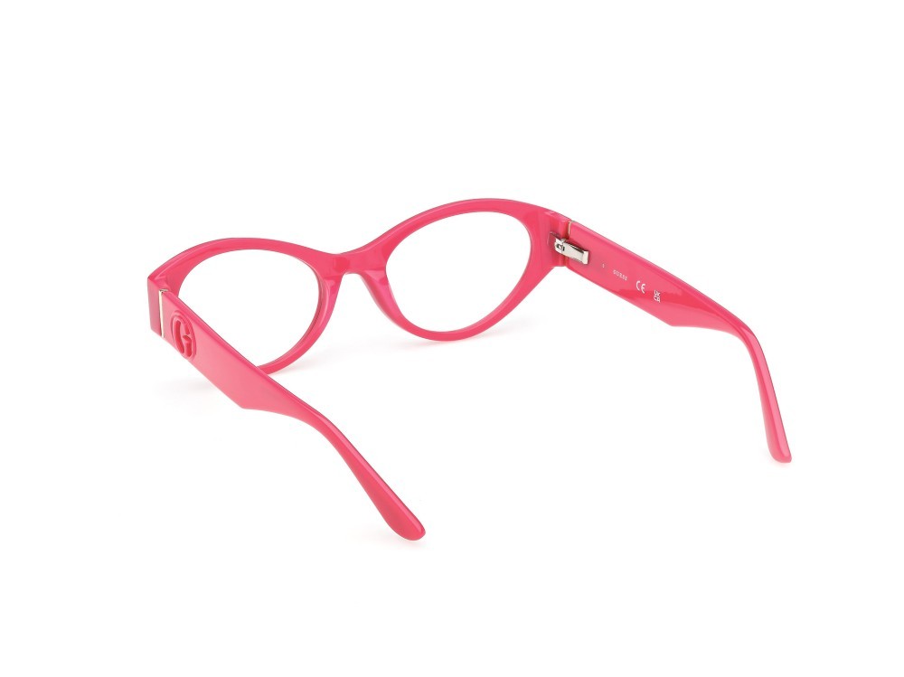 Eyeglasses Guess GU50305 (072) color rosa/monocolore shape cat eye 