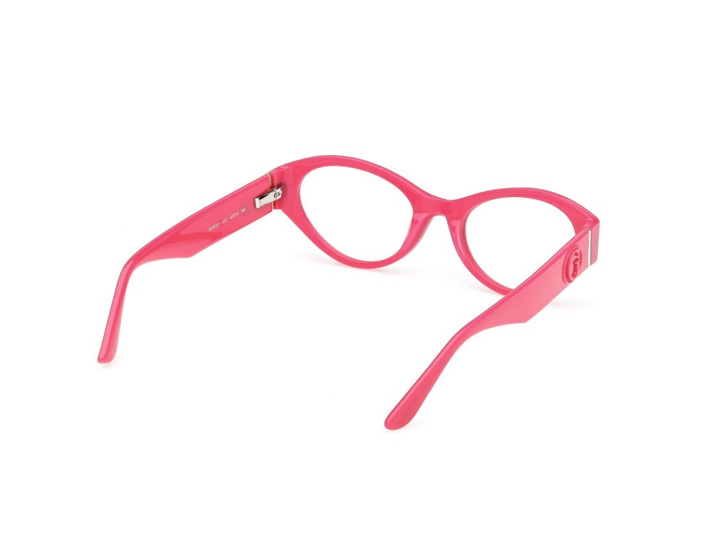 Eyeglasses Guess GU50305 (072) color rosa/monocolore shape cat eye 
