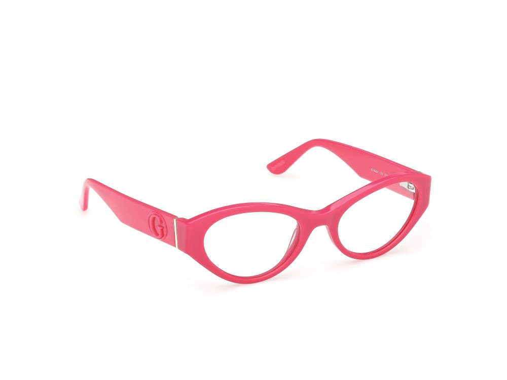 Eyeglasses Guess GU50305 (072) color rosa/monocolore shape cat eye 