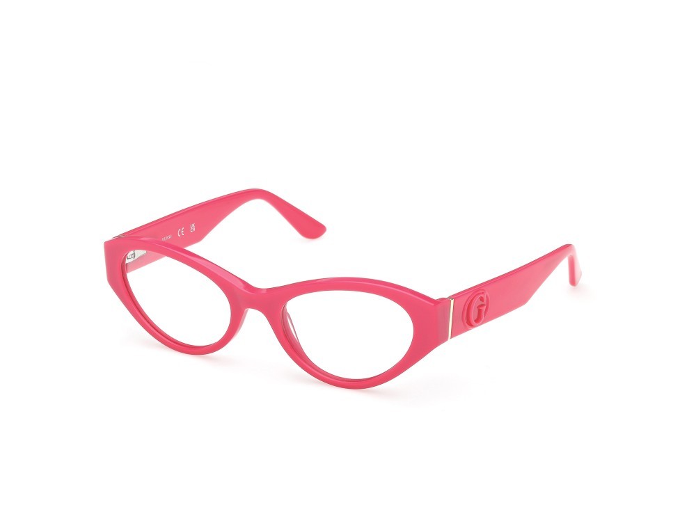 Eyeglasses Guess GU50305 (072) color rosa/monocolore shape cat eye 