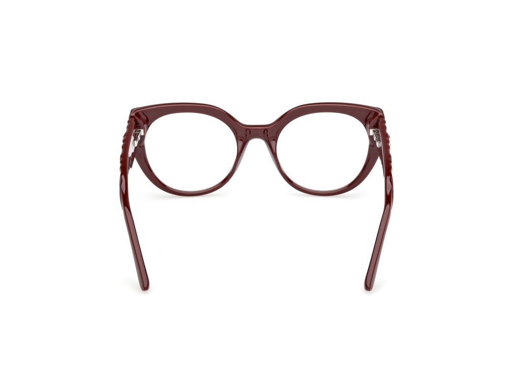 Eyeglasses Guess GU50306 (069) color bordeaux lucido / bordeaux opaco shape cat eye 