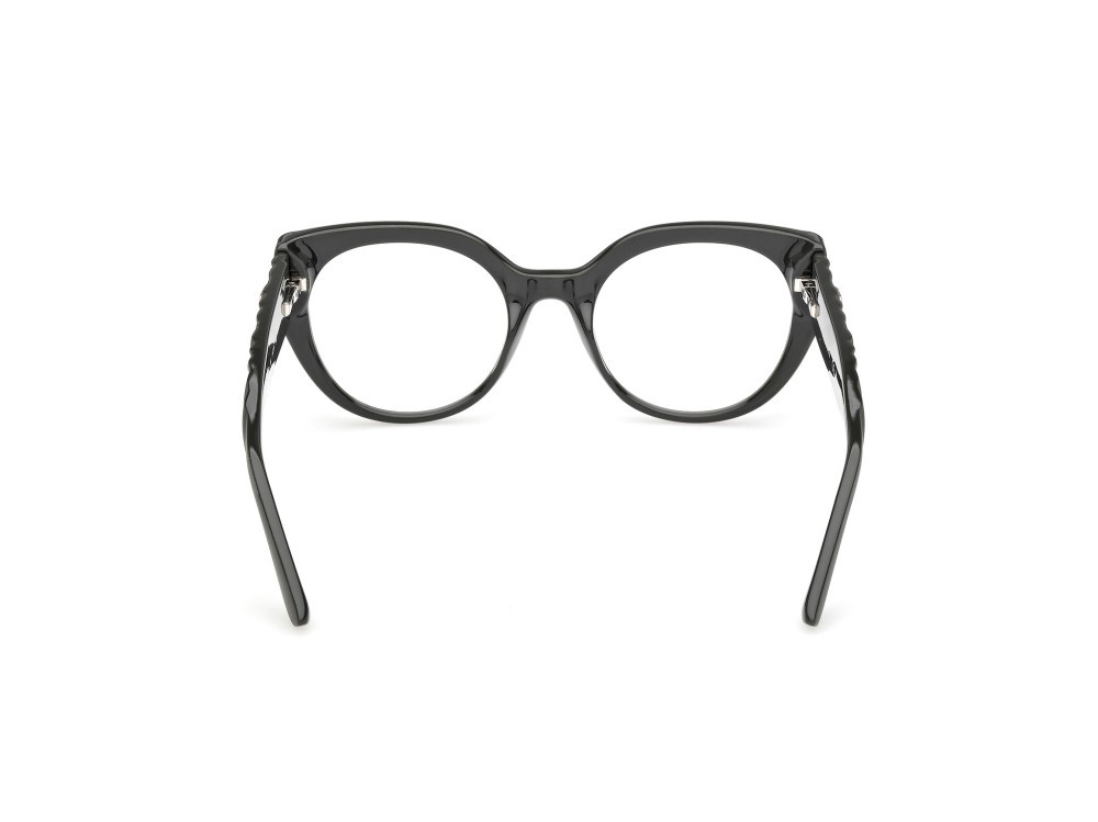 Eyeglasses Guess GU50306 (096) color verde scuro lucido / verde scuro opaco shape cat eye 