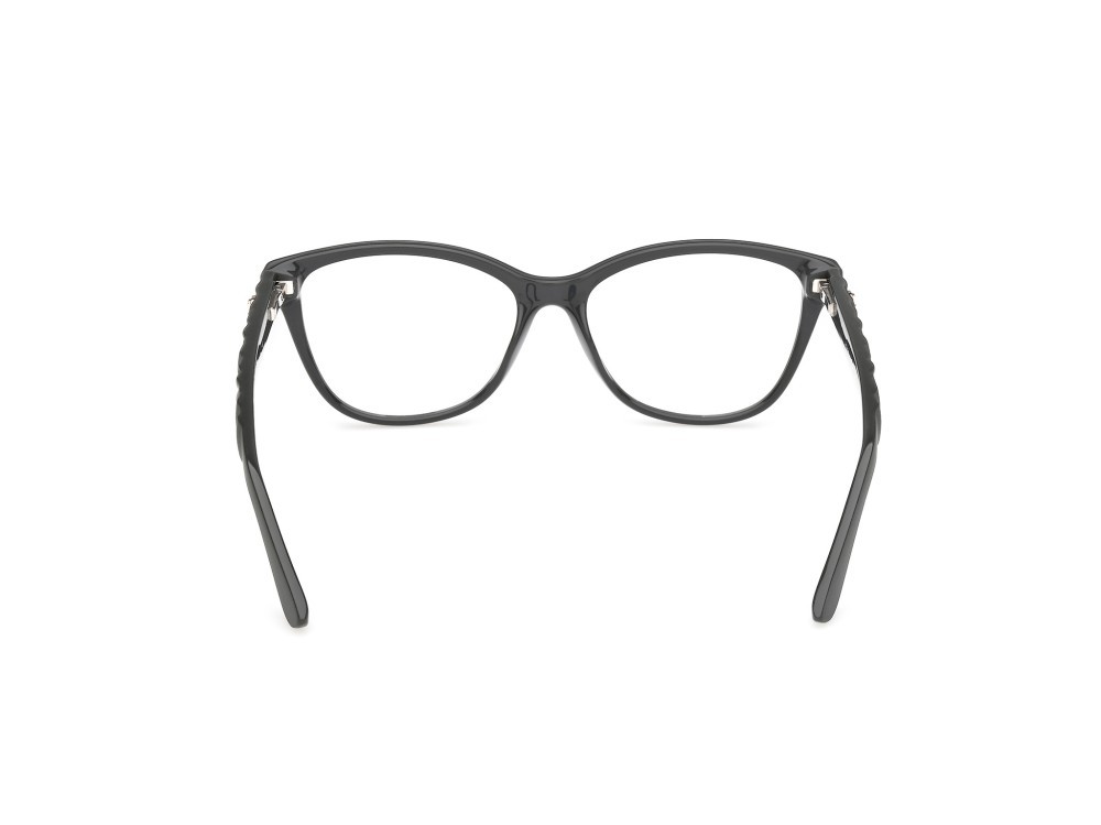 Eyeglasses Guess GU50307 (096) color verde scuro lucido / verde scuro opaco shape cat eye 