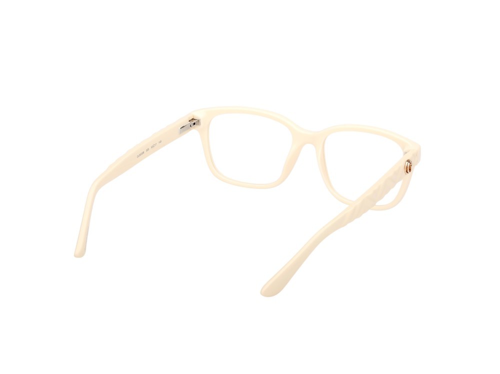 Eyeglasses Guess GU50308 (025) color avorio lucido / avorio opaco shape rectangle 